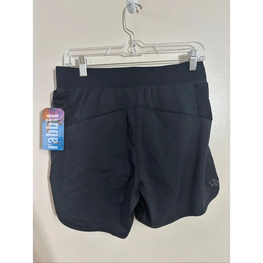 Rabbit Rabbit Rabbit Men's Black Athletic Shorts - Picture 11 of 11